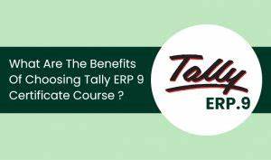 CERTIFICATE IN TALLY ERP 9.0 WITH G.S.T. 