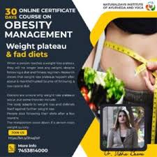 CERTIFICATE IN OBESITY  CARE BY AYURVEDA 